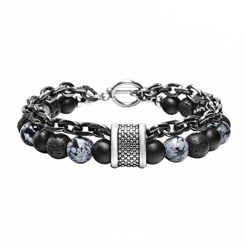 Lava Stone and Chain Bracelet - Image 19