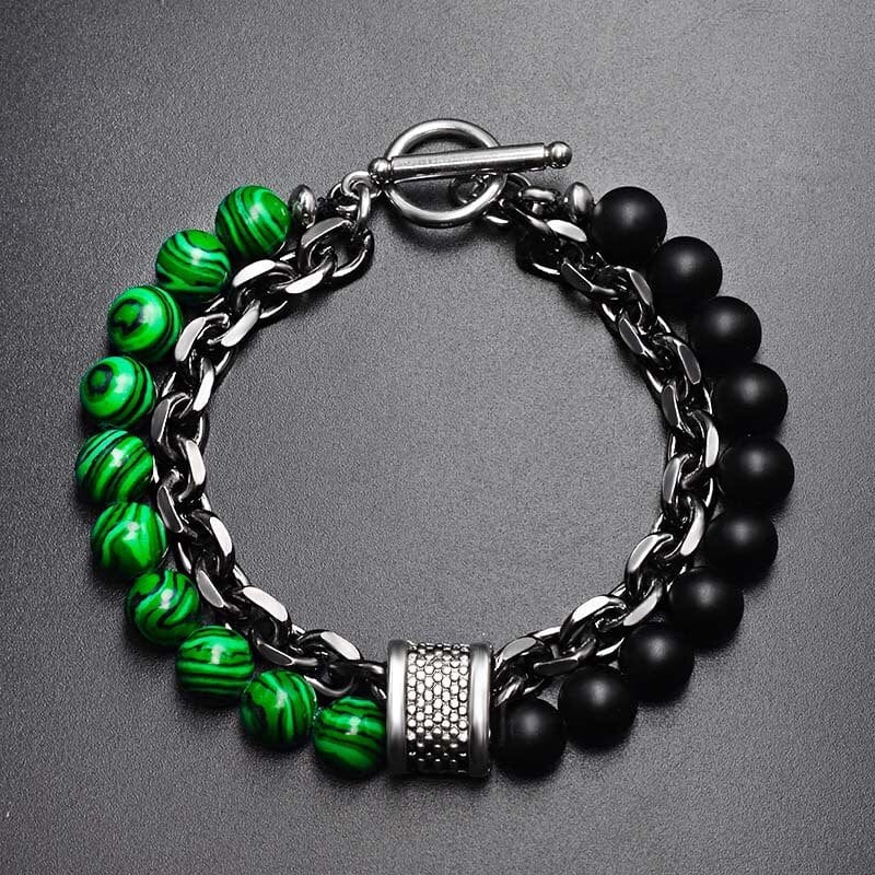 Lava Stone and Chain Bracelet - Image 25