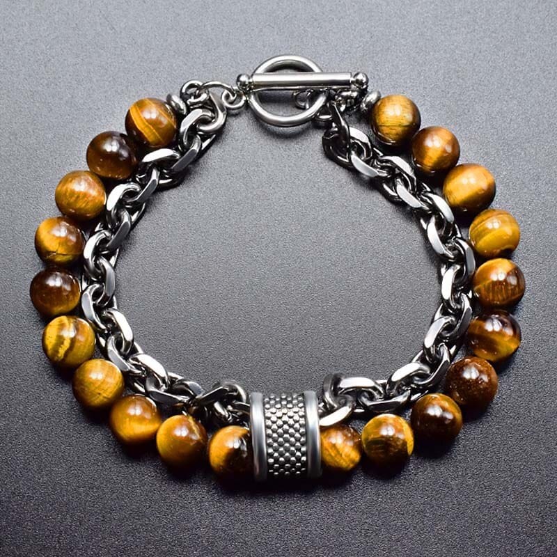 Lava Stone and Chain Bracelet - Image 26