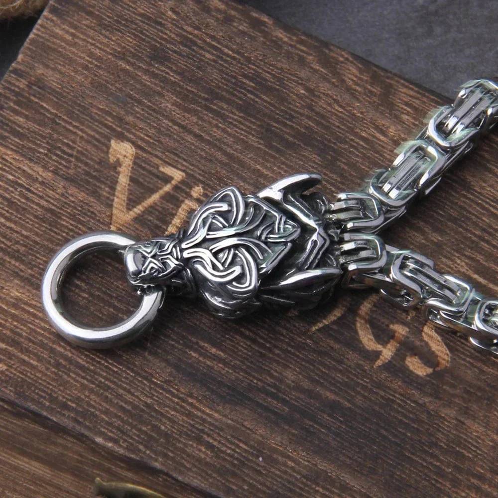 Viking Wolf King's Chain - Image 7