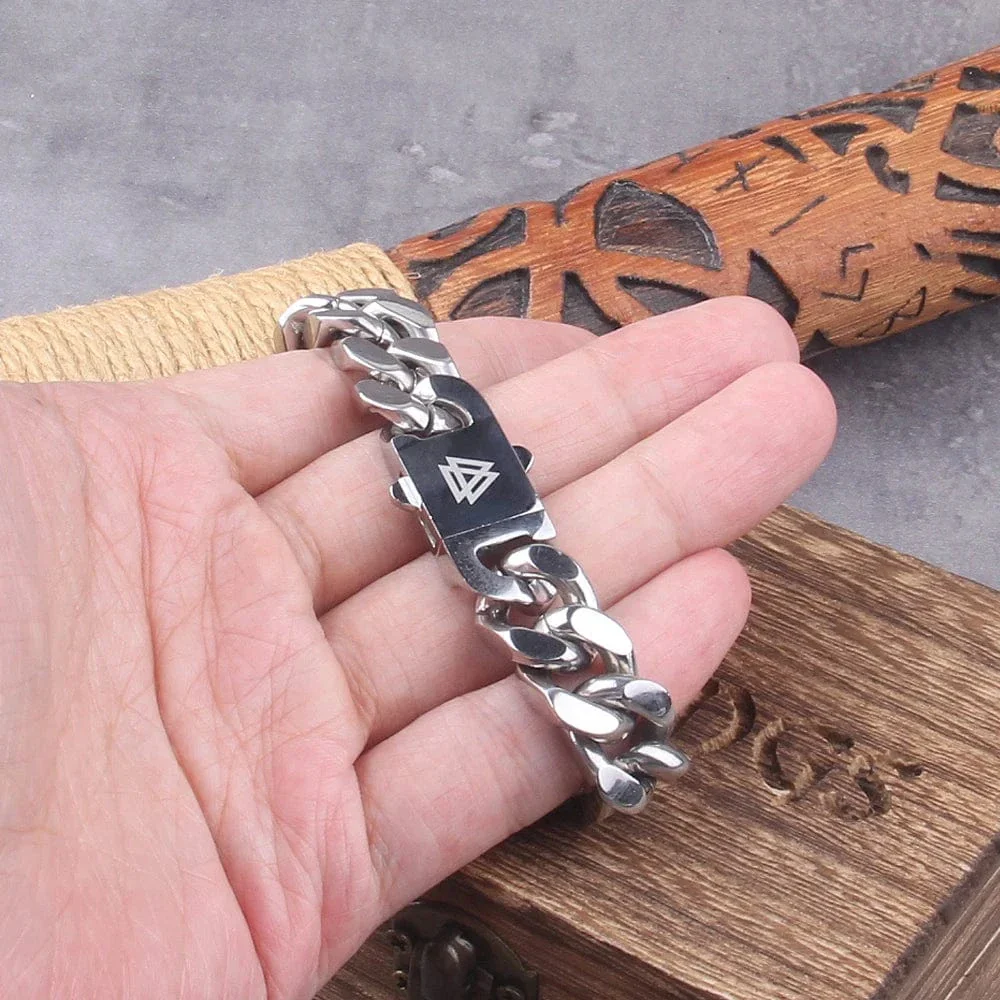 Vikings Cuban Link Chain Bracelet - Image 4