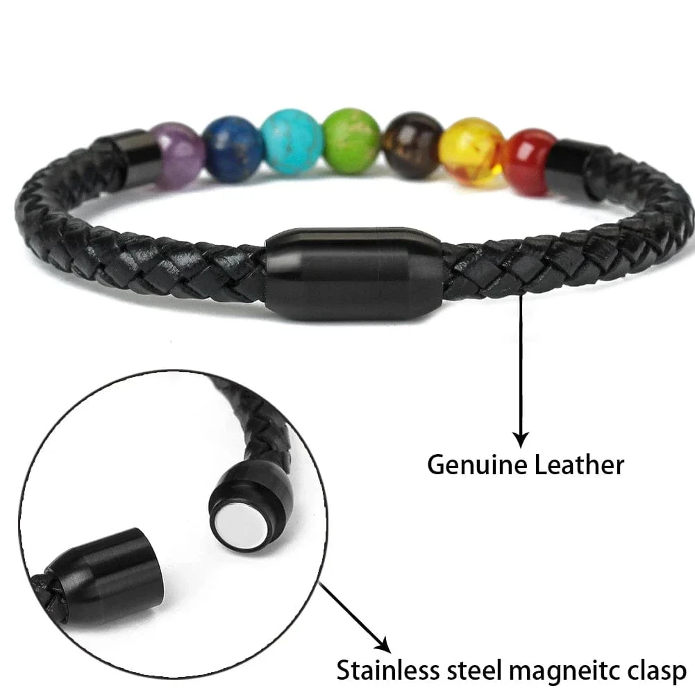 Seafarer Beads Leather Bracelet - Image 16