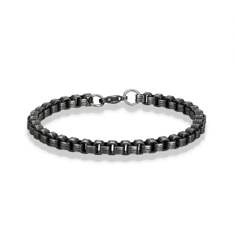 Vintage Oxidized Chain Bracelets - Image 10