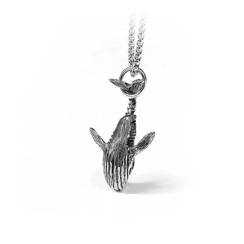 Vintage Whale Pendant Necklace - Image 6