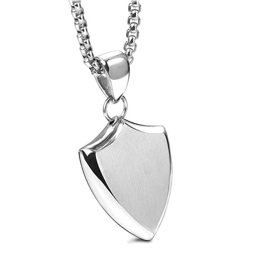 Warrior Shield Pendant Necklace - Image 4