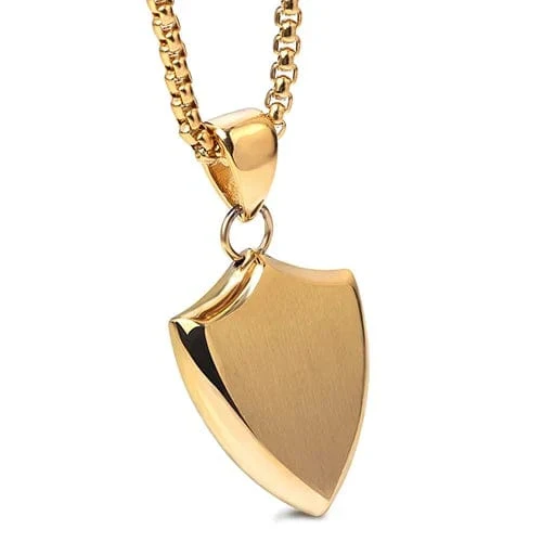 Warrior Shield Pendant Necklace - Image 5