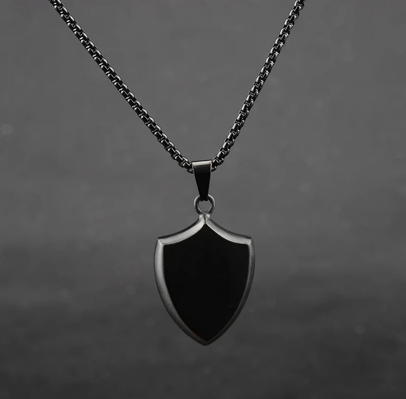 Warrior Shield Pendant Necklace - Image 7