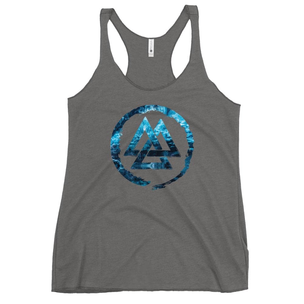 Ice Valknut Women's Racerback Tank - Image 10