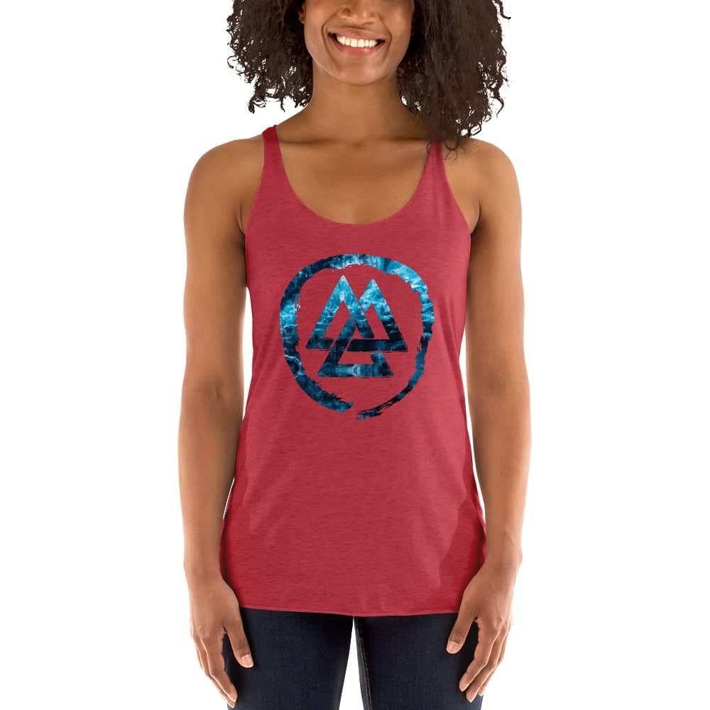 Ice Valknut Women's Racerback Tank - Image 3