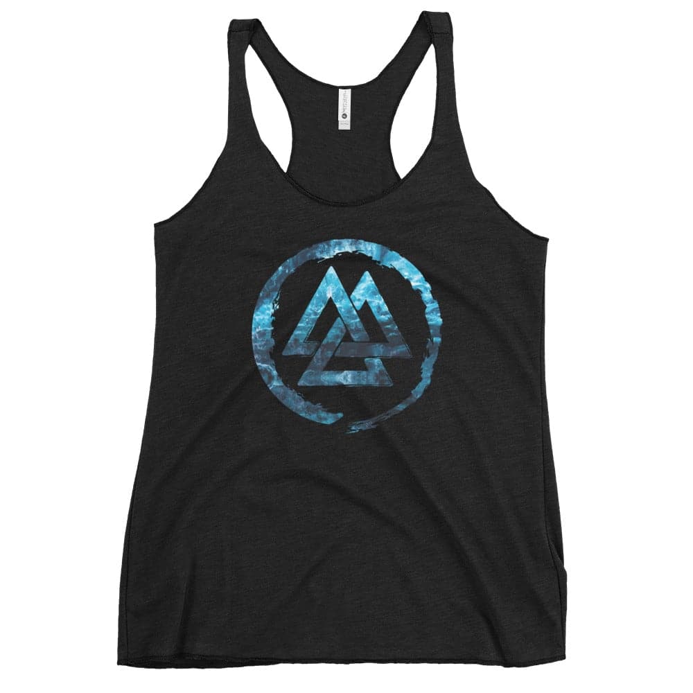 Ice Valknut Women's Racerback Tank - Image 4
