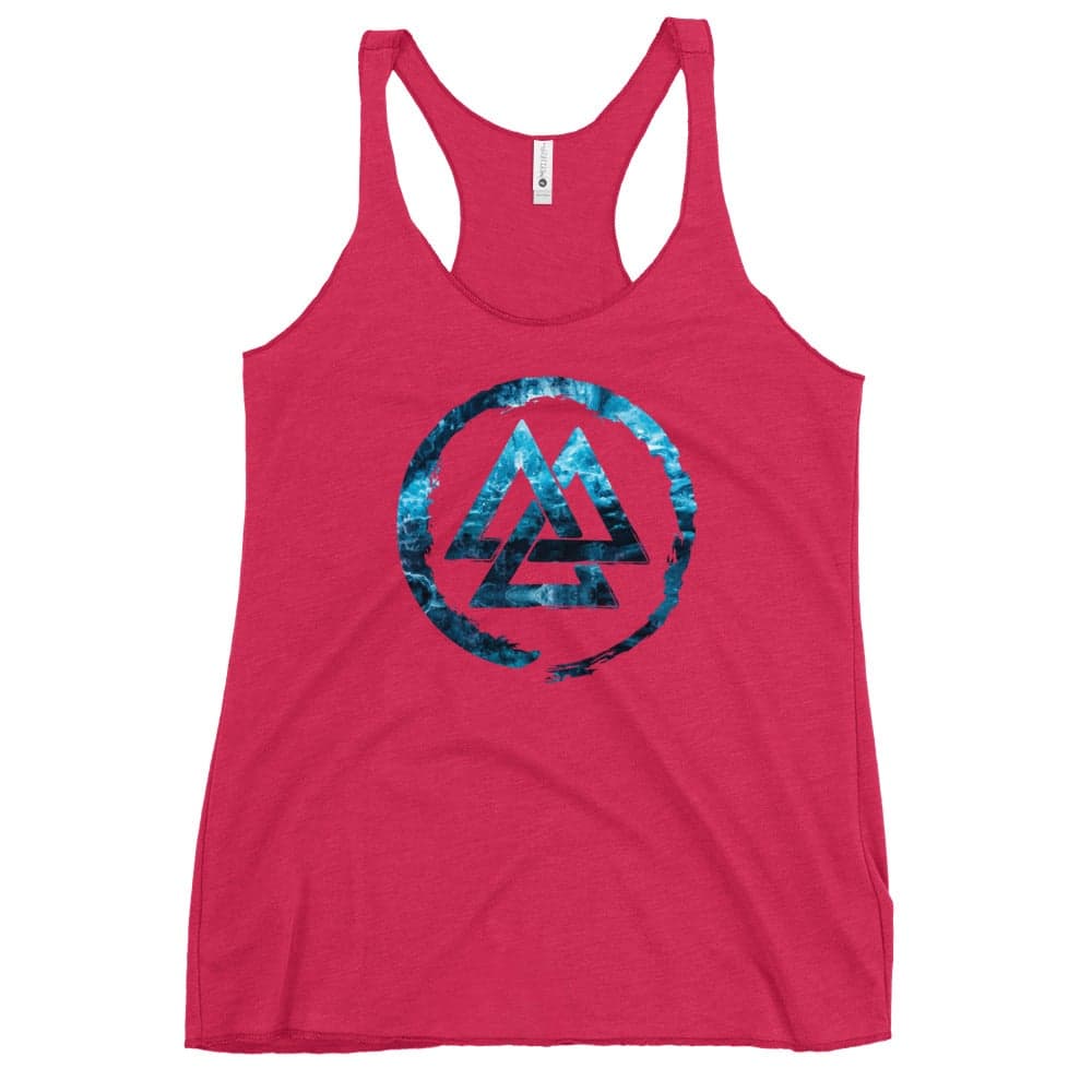 Ice Valknut Women's Racerback Tank - Image 9
